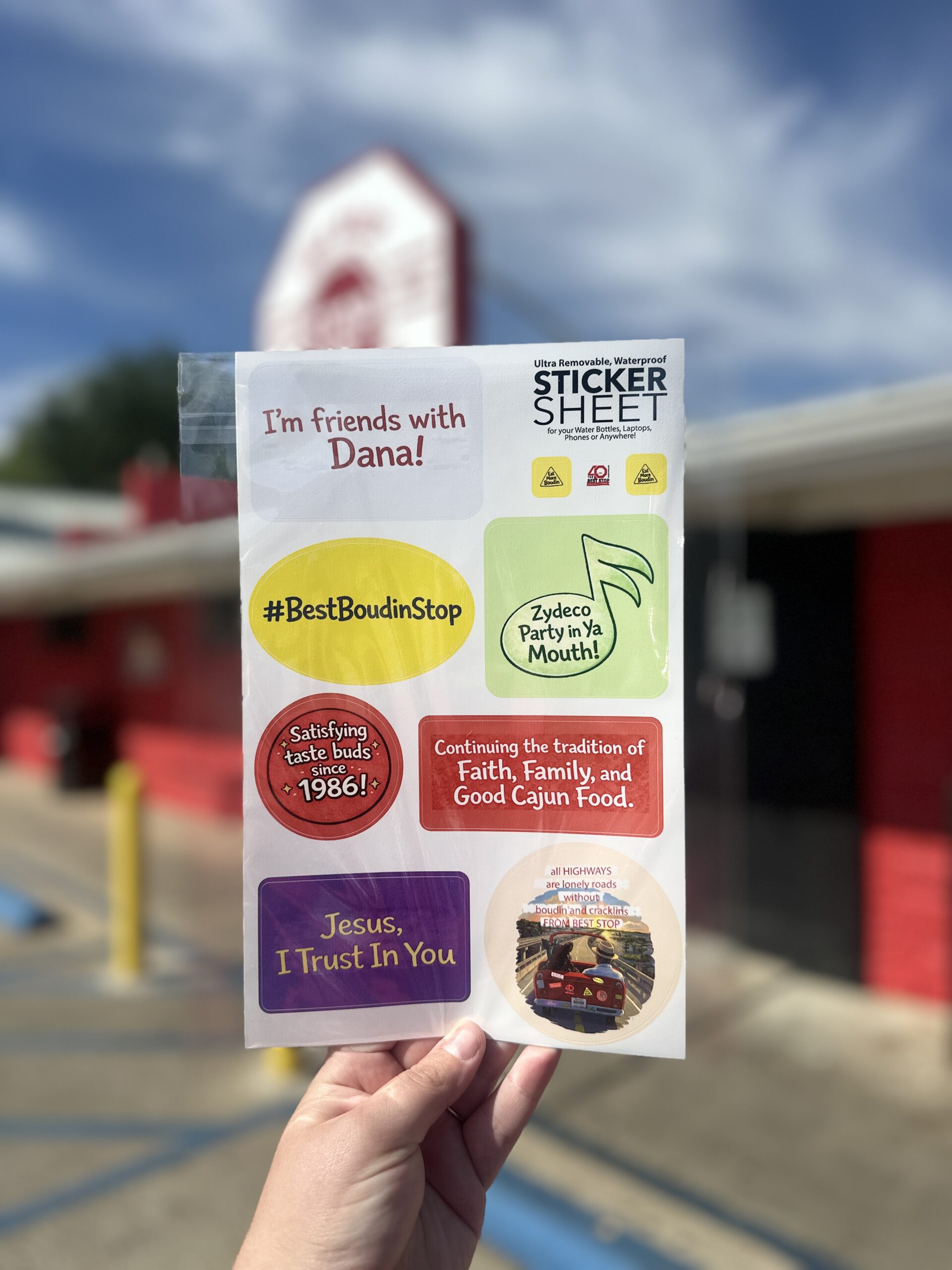 Best Stop Sticker Sheet