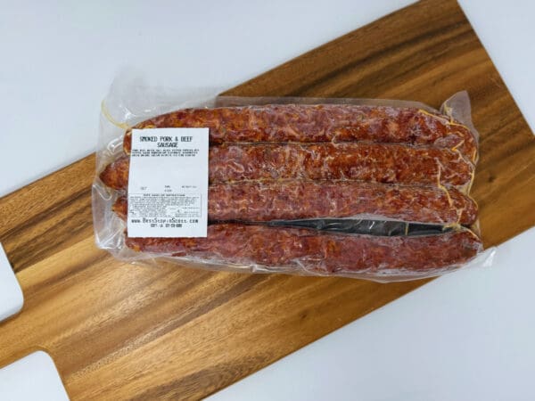 Smoked Pork & Beef Sausage