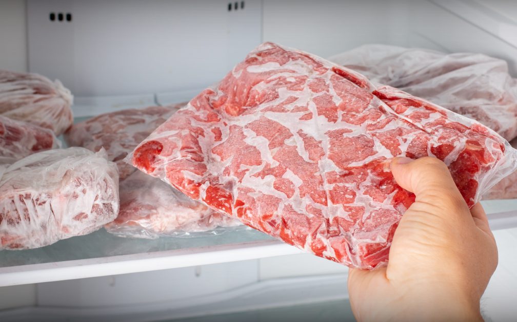 freezing meat and meat storage