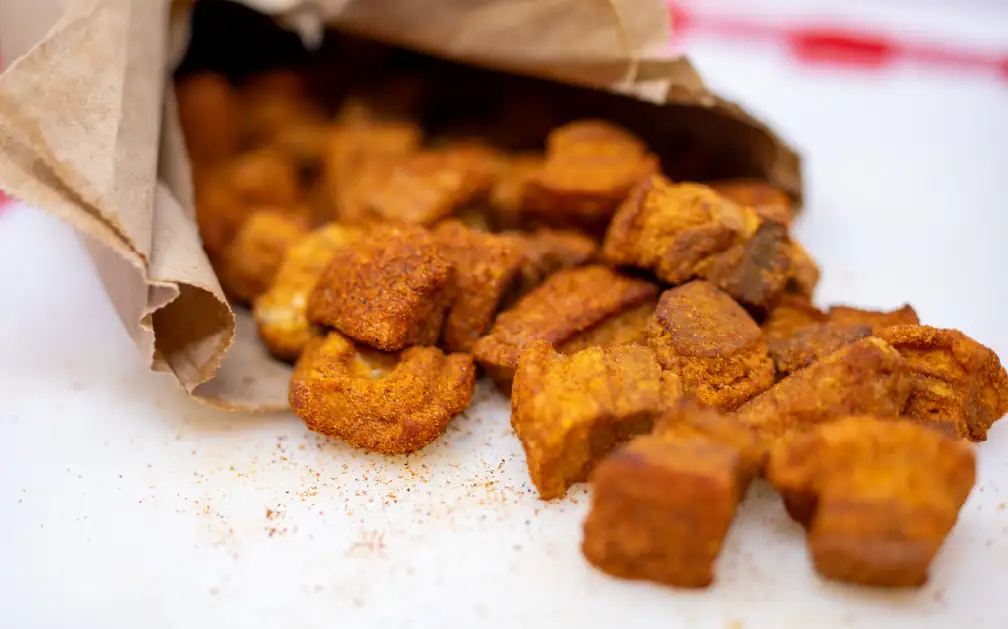 Cracklins in Bag