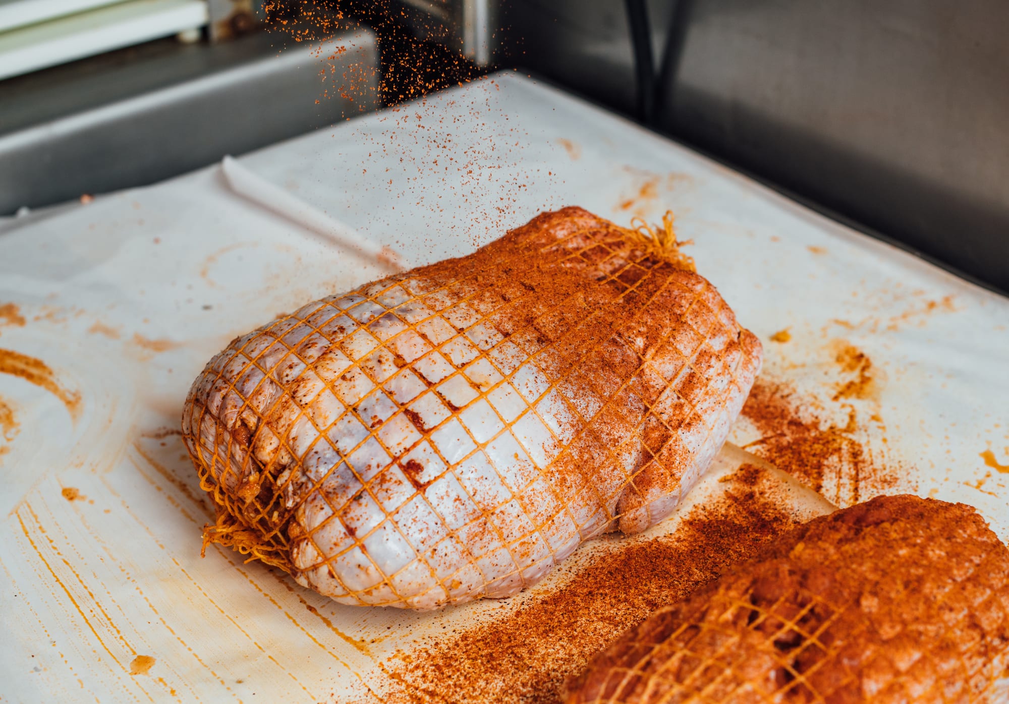 Cajun Baked Turkey Breast and Dressing (Stuffing)