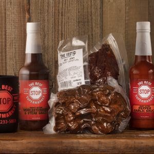 Papa's Pantry bundle beef jerky, cracklin