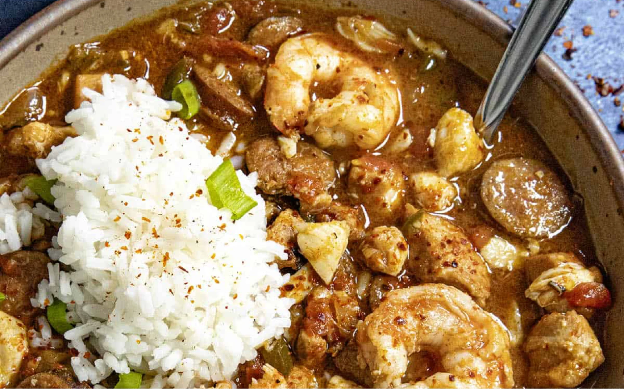 Seafood Gumbo with Crawfish