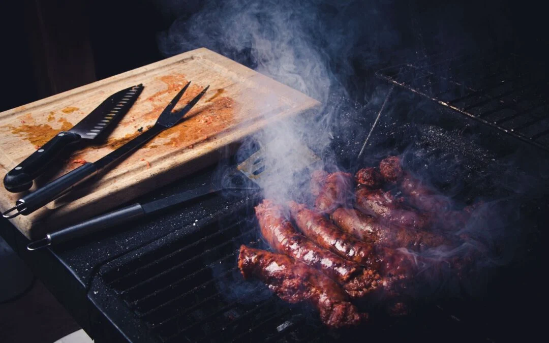 carnivore diet louisiana cajun smoked sausage cracklins and tasso on cutting board
